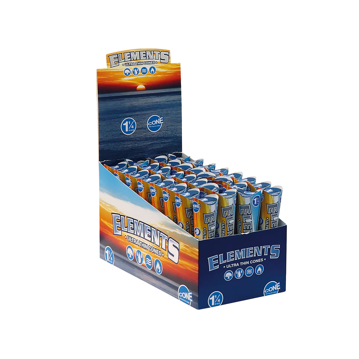 Elements King Size - Ultra Thin Cones