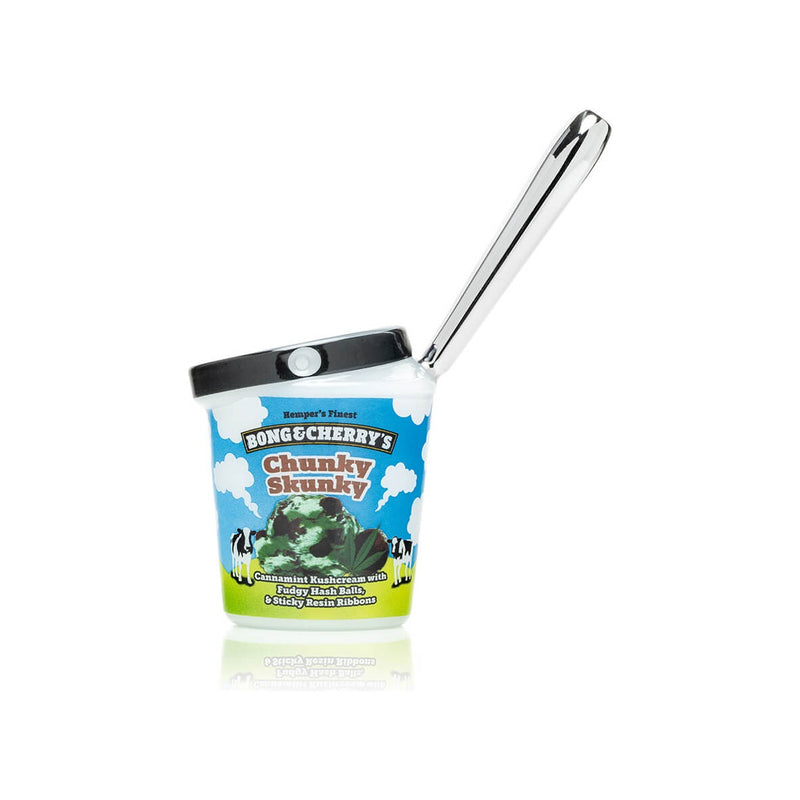 Hemper Bong & Cherry's Ice Cream Hand Pipe
