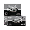 Hemper King Size Classic White Paper + 6mm Glass Tips