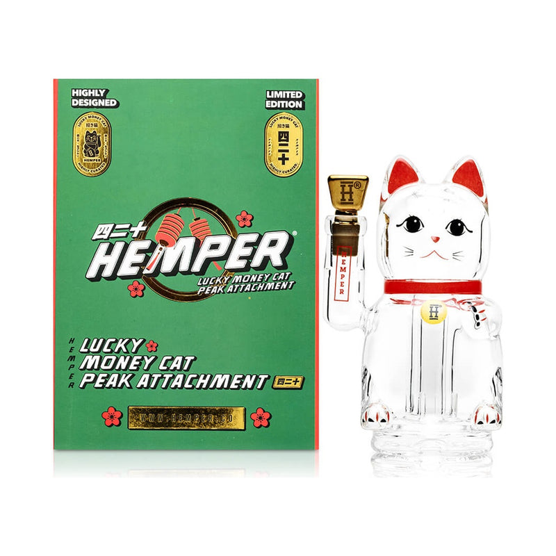 Hemper Lucky Money Cat Puffco Peak Top