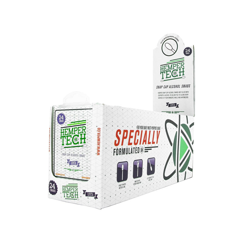Hemper Tech Snapcap Alcohol Swabs 24pcs