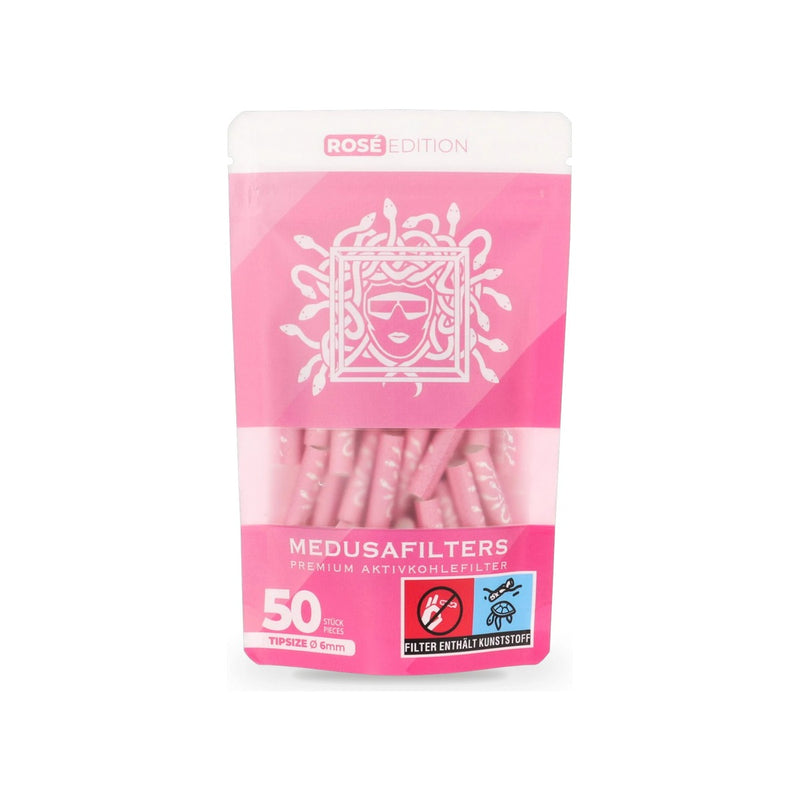 Medusa Aktivkohlefilter - Rose (Pack of 50)