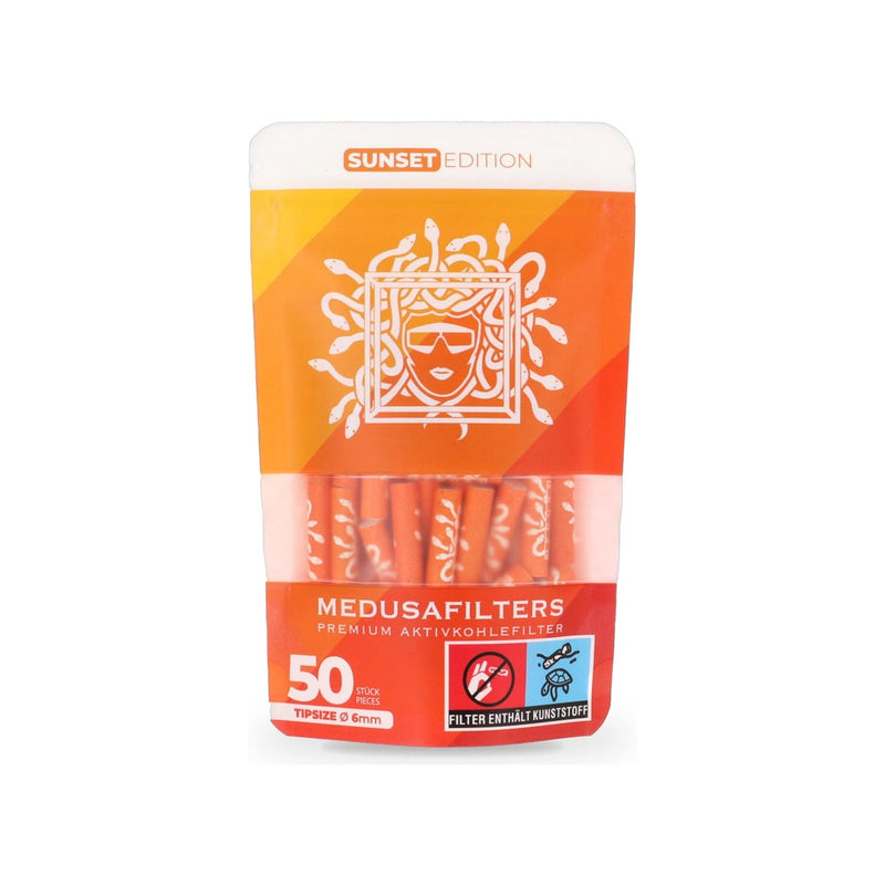Medusa Aktivkohlefilter - Sunset (Pack of 50)
