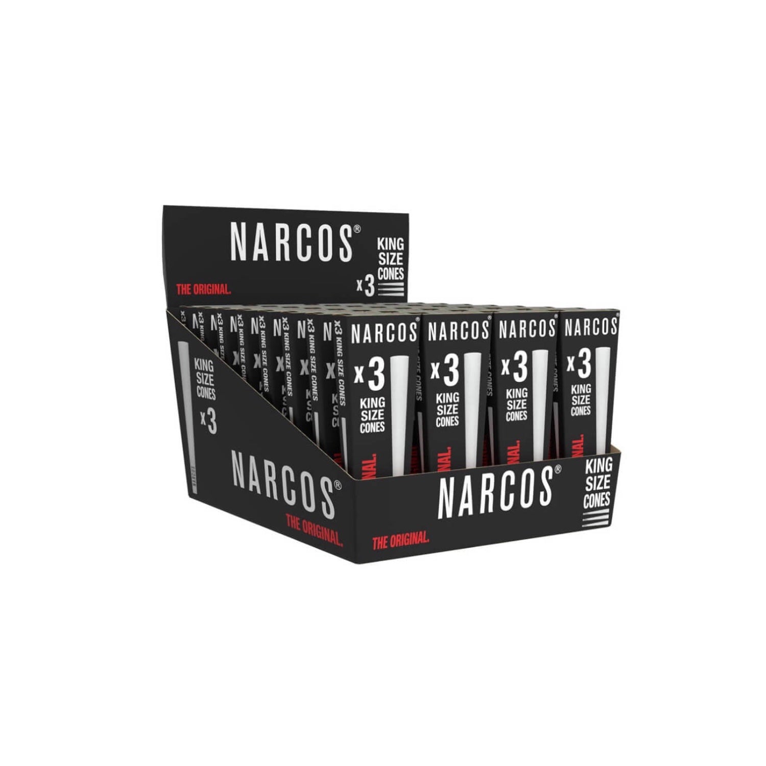 Narcos King Size Cones Display