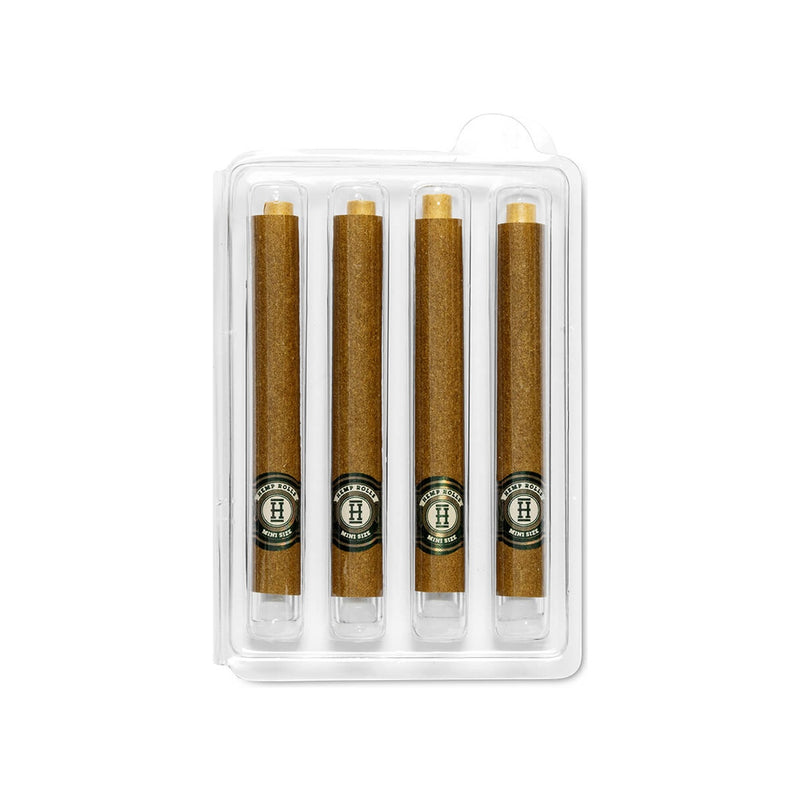 Hemper Pre-Rolled Glass Tipped Hemp Rolls Natural - Mini Size