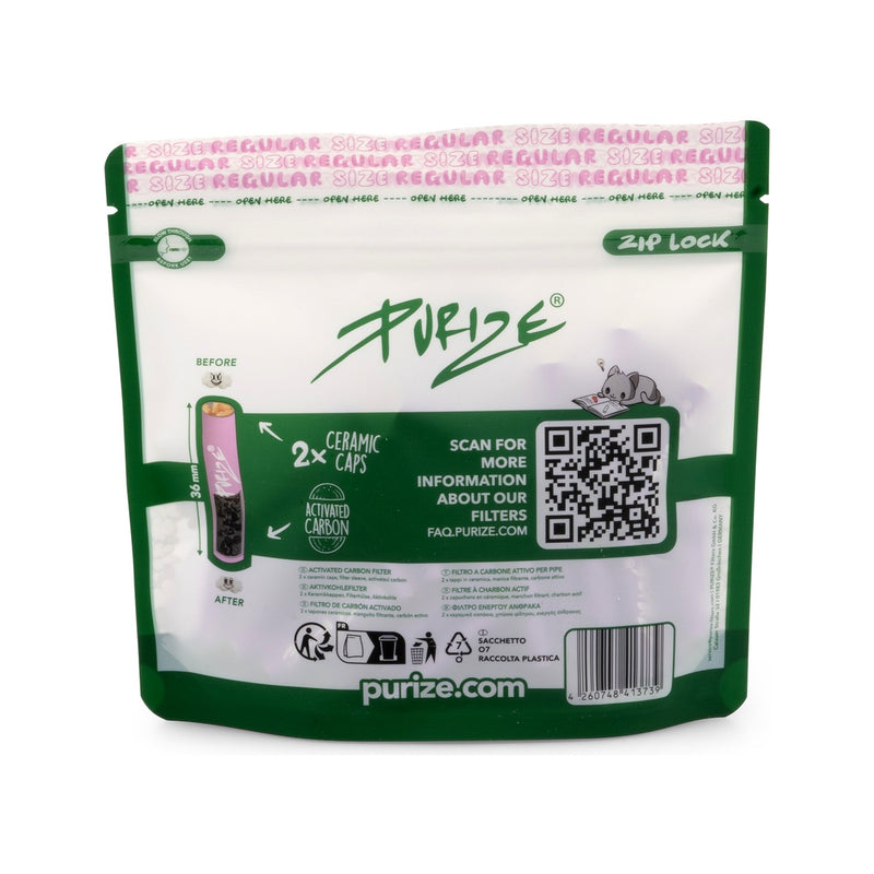 Purize Aktivkohlefilter Regular - Elder (Pack of 50)