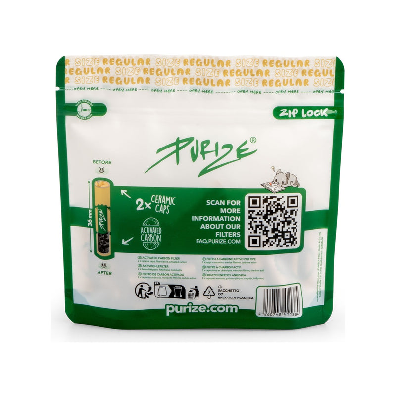 Purize Aktivkohlefilter Regular - Organic (Pack of 50)
