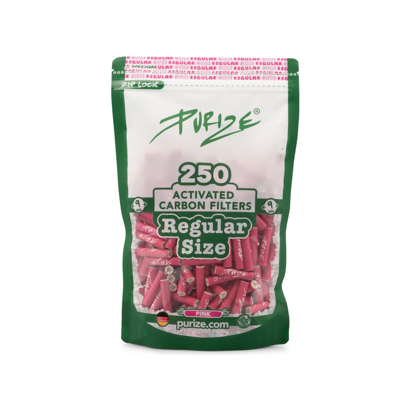 Purize Aktivkohlefilter Regular - Pink (Pack of 250)
