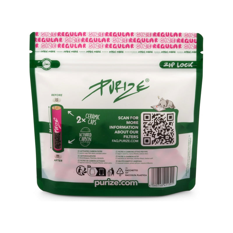 Purize Aktivkohlefilter Regular - Pink (Pack of 50)