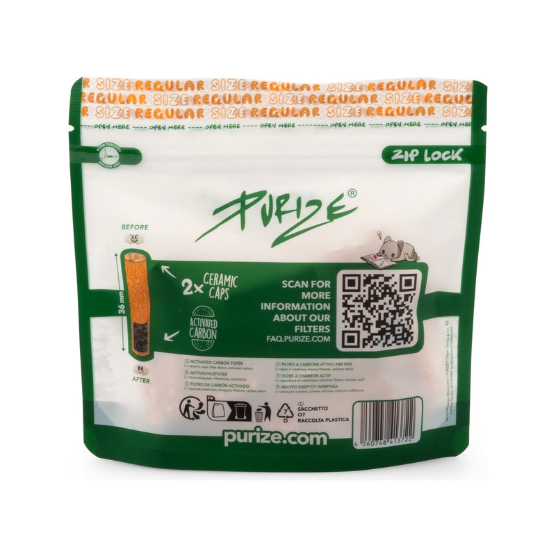 Purize Aktivkohlefilter Regular - Spy (Pack of 50)