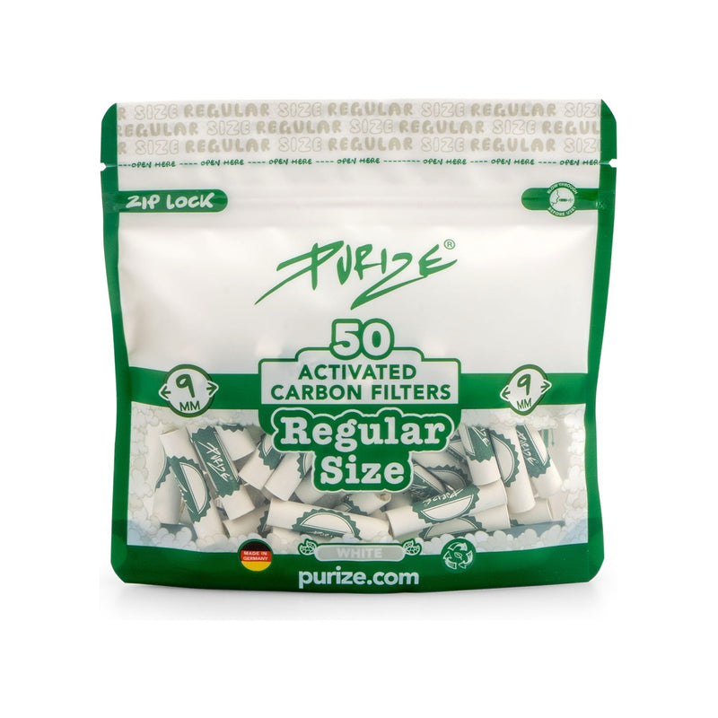 Purize Aktivkohlefilter Regular - White (Pack of 50)