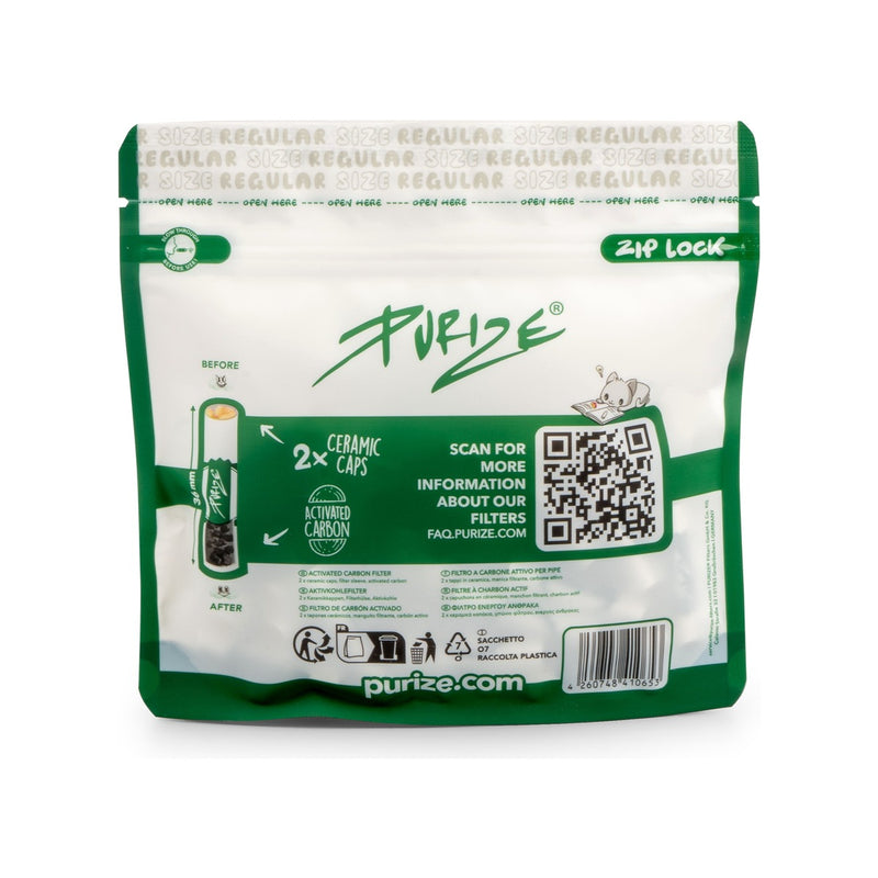 Purize Aktivkohlefilter Regular - White (Pack of 50)
