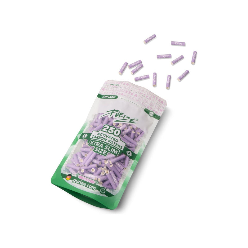 Purize Aktivkohlefilter XTRA Slim - Elder (Pack of 250)