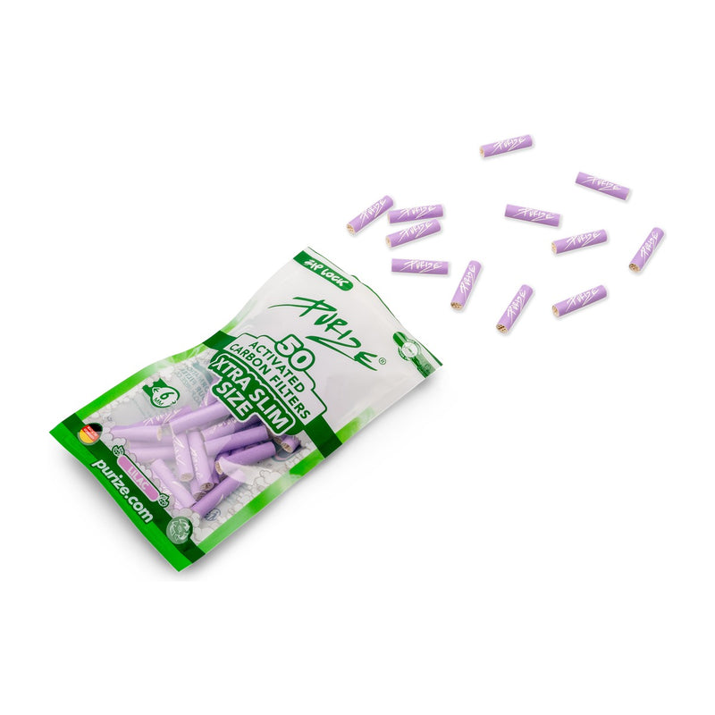 Purize Aktivkohlefilter XTRA Slim - Elder (Pack of 50)