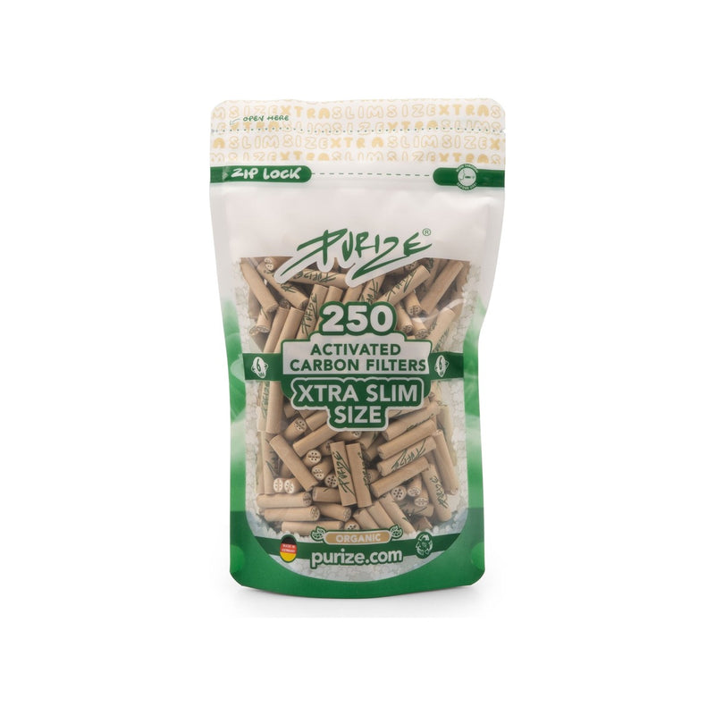 Purize Aktivkohlefilter XTRA Slim - Organic (Pack of 250)