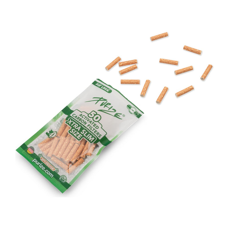 Purize Aktivkohlefilter XTRA Slim - Spy (Pack of 50)