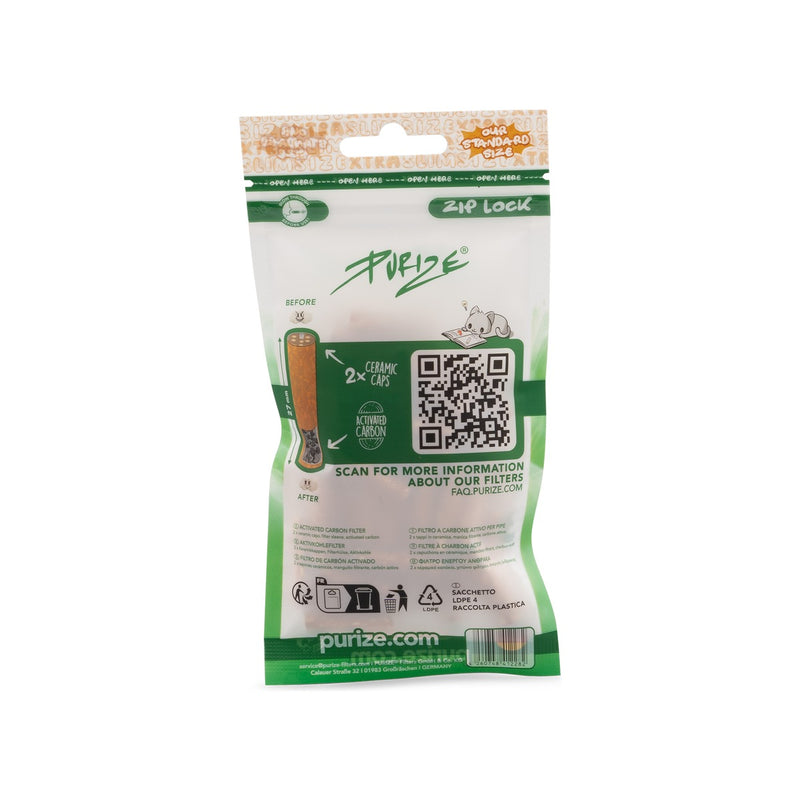 Purize Aktivkohlefilter XTRA Slim - Spy (Pack of 50)
