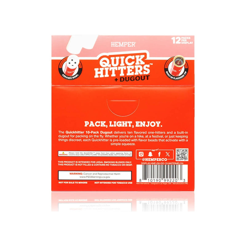 Hemper Quick Hitters + Dugout 10pcs Watermelon