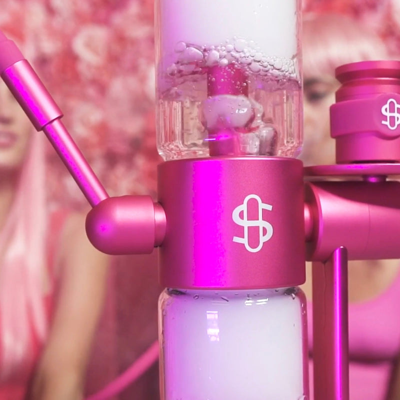 Stündenglass Gravity Infuser Bong Vaporizer - Pink