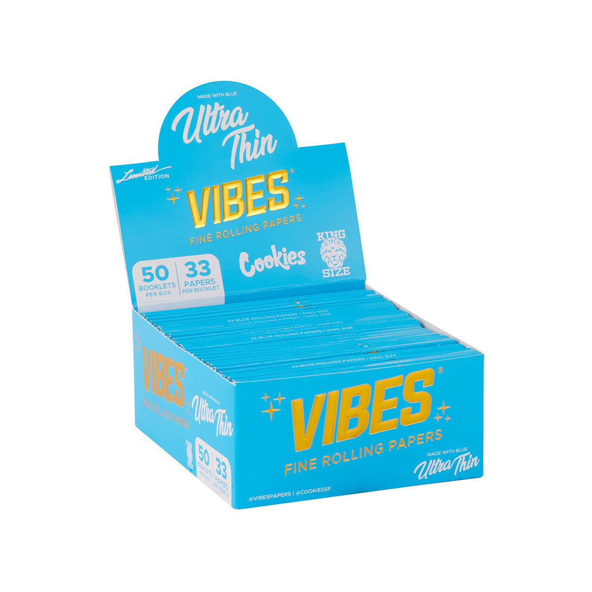 VIBES x Cookies - King Size Ultra Slim Papers
